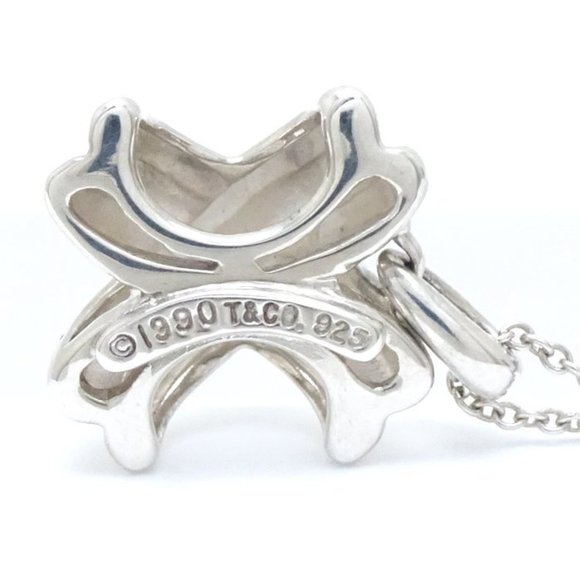 TIFFANY&Co. Signature Pendant Necklace Silver 925 199759 - Picture 4 of 7